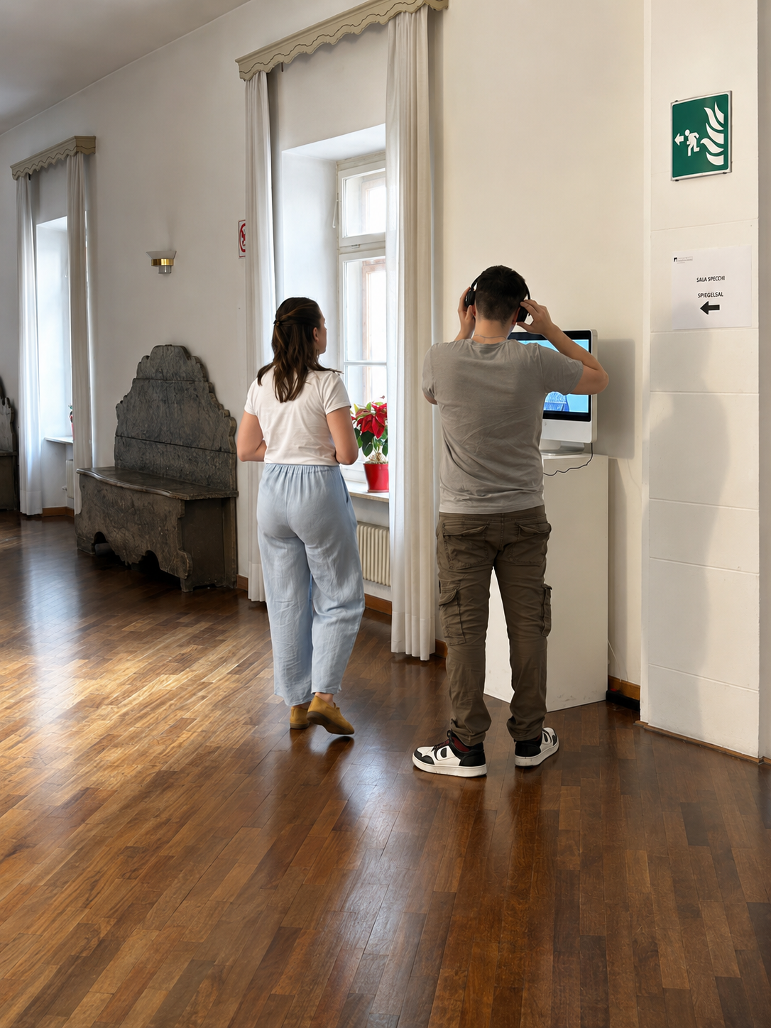 Dossiers, installazione in spazio universitario