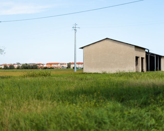 Gita sul delta — building in the agricultural landscape